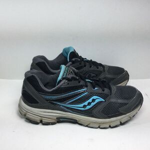 Saucony‎ Cohesion 9 Running Shoes Womens Size 10 Gray Blue S15268-2 Sneakers